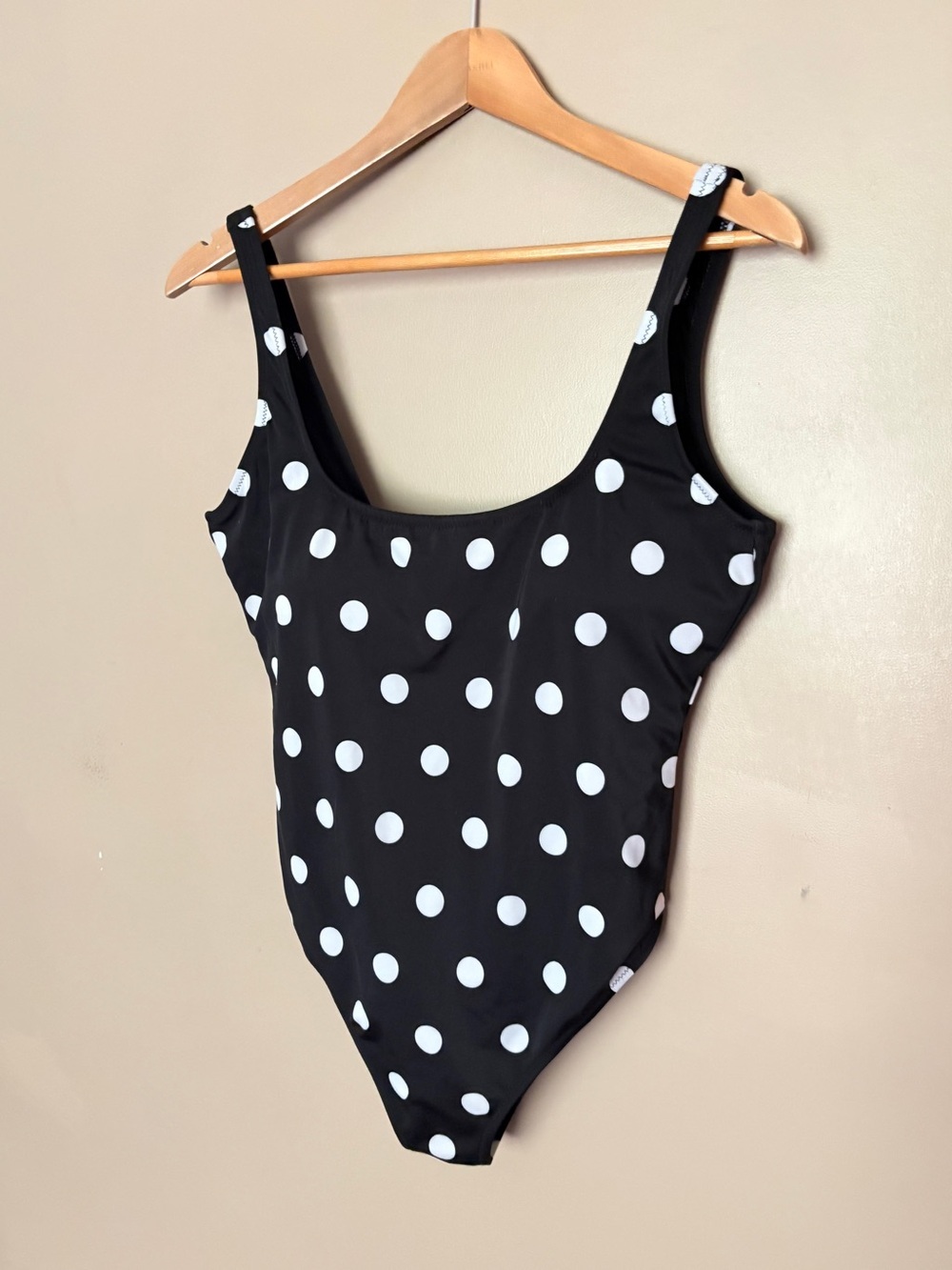 Ashley Graham x Swimsuits For All Hotshot Polka Dot One Piece Swimsuit sz 12 EUC